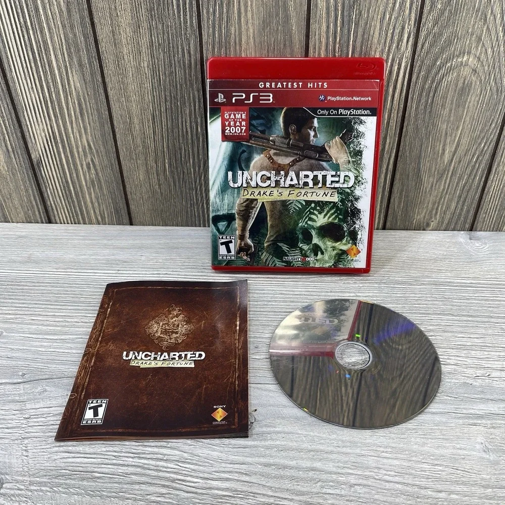 Uncharted: Drake's Fortune Sony PlayStation 3, 2007 Tested Working